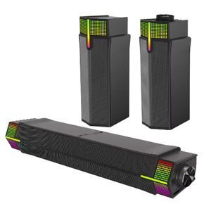 Máy tính để bàn màn hình chơi game có dây USB-Powered với ánh sáng LED-kết hợp/riêng biệt để tùy chỉnh bàn của bạn Bluetooth Loa Soundbar - Product Image 4