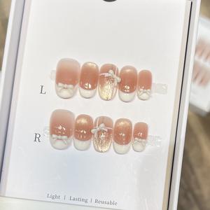 <span class=keywords><strong>Uñas</strong></span> <span class=keywords><strong>Postizas</strong></span> Acrílicas Hechas a Mano, 10 Piezas, Diseño Personalizado OEM, <span class=keywords><strong>Uñas</strong></span> <span class=keywords><strong>Postizas</strong></span> de Alta Calidad y Grosor para Aplicación en Dedos - Product Image 5