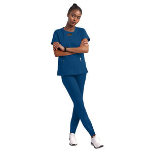 Uniforme Médico de Dos Piezas para <span class=keywords><strong>Mujer</strong></span>, Talla Grande, Estilo Europeo y Americano, para Doctoras, Enfermeras y UCI, Modelo 42070 - Product Image 5