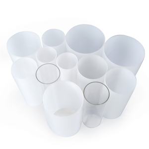 Tubo de Plástico Acrílico Transparente de Alta Calidad Personalizado OEM ODM, Tubo de Policarbonato Transparente, Tubo de PVC, PC, PMMA Colorido - Product Image 2
