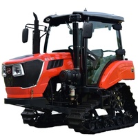 Tracteur agricole 90 CV NF NFG 902 à chenilles en caoutchouc avec moteur et pompe pour l'agriculture