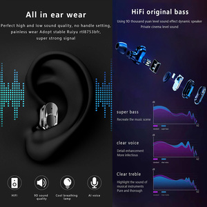 Mới nhất T92 PRO BT không dây mặc thiết bị IP67 không thấm nước thông minh điện tim Detector 2-trong-1 Smartwatch TWS Earbuds - Product Image 6