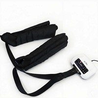 Bottes de compression d'air à 8 chambres de haute qualité, certifiées CE MDR, pour massage lymphatique et récupération des pieds, genoux et jambes