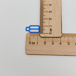 Anneau de soutien-gorge en forme de 8, revêtu par le fabricant, avec 9 crochets et 0 curseur, taille 10 mm, pour maillots de bain, bon service, personnalisable - Product Image 2