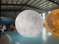 Globe terrestre gonflable texturé gris avec impression par transfert thermique pour la décoration commerciale de planétariums et les structures gonflables publicitaires