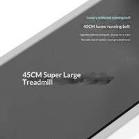 Mini tapis de course mécanique pliable en acier au carbone avec accoudoirs, réglage de la vitesse et de la pente, suivi des calories et de la fréquence cardiaque pour la maison et la salle de sport