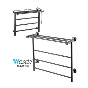 WESDA Portasciugamani da <span class=keywords><strong>Bagno</strong></span> a Parete in Acciaio Inox, Stile Moderno Europeo, Regolabile e <span class=keywords><strong>Salvaspazio</strong></span> per Hotel - Product Image 1