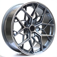 Roues classiques à profil bas 18*8.5 18*10 roues en alliage d'aluminium 5 trous 114.3 Gunmetal brillant Gunmetal noir noir voiture lumineuse