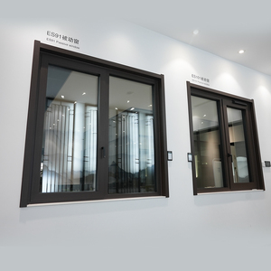Fenêtre passive en aluminium à <span class=keywords><strong>triple</strong></span> <span class=keywords><strong>vitrage</strong></span> à rupture de pont thermique, design moderne et écoénergétique pour villas et maisons - Product Image 2