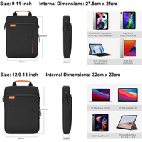 Sac à bandoulière pour tablette pour 11 "12.9" Ipad Air Pro,Microsoft Surface Laptop Pouch Handbag Briefcase for 13 "macbook Pro M1