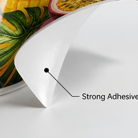 Étiquettes de bouteilles imperméables personnalisées, autocollants pour jus de fruits tropicaux, impression numérique UV, autocollants adhésifs pour l'emballage des boissons