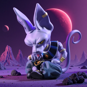 Figura de PVC de Anime, Colección de Siete Bolas de Dragón, Dios de la Destrucción, Billus, Adornos de Colección, Artículos de Animación, 0-24 - Product Image 4