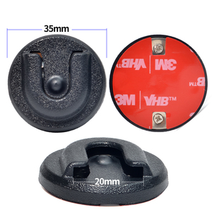Support de micro pour haut-parleur d'épaule Radio CB amateur avec dos adhésif, support de microphone pour <span class=keywords><strong>Alinco</strong></span>, Anytone, Bao-Feng, Kenwood etc. - Product Image 4