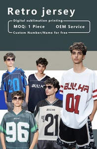 Buker 2025 Cá Nhân Bóng Đá Jersey T-Shirts Đội Mặc Tùy Chỉnh Retro Mỹ Bóng Đá Bóng Đá Đồng Phục Jersey Nhà Cung Cấp - Product Image 6