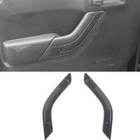 Couvre-poignée de porte intérieure en plastique ABS pour Jeep Wrangler JK JKU 2007 2017, finition argent satiné, prix d'usine