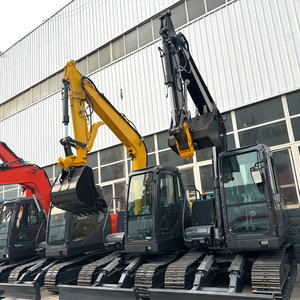 Alta qualità della seconda mano 8 Ton oro scavatore di legno presa escavatori macchina cinese a buon mercato cingolato grande escavatore per la vendita - Product Image 5