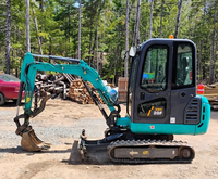 Mini-excavatrice sur chenilles SWE20F, excavatrice hydraulique compacte de 2 tonnes pour la construction, l'aménagement paysager et les travaux de terrassement
