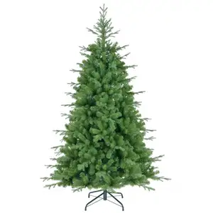 Schlussverkauf 2024 PVC gemischtes hartes Rohr grüne künstliche Dekoration vorbeleuchteter Weihnachtsbaum Outdoor Indoor Dekoration