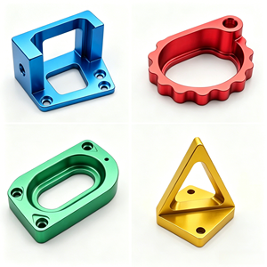 Servicios de Fundición: Mecanizado CNC de Aluminio Anodizado Colorido y Acero Inoxidable con Electroerosión por Hilo para Piezas de Soporte de Montaje de Precisión - Product Image 1