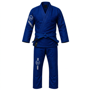 ชุดกีฬาคิมิโน BWI BJJ สีขาว ผ้าฝ้าย 100% สำหรับผู้ใหญ่ ทรงหลวม ระบายอากาศได้ดี ไม่หดตัว น้ำหนัก 460 กรัม พิมพ์ลายแบบรีดร้อน ปรับแต่งได้ - Product Image 1