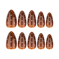 24 faux ongles personnalisés avec étiquette privée, étui OEM, emballage sur mesure, fournitures pour ongles, faux ongles plus souples