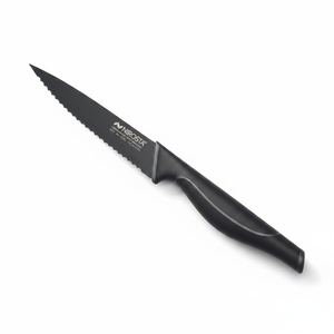 Coltello da Cucina Artigianale in Acciaio ad Alto Tenore di Carbonio da 11 cm con Lama Seghettata da 8 Pollici per Tagliare il Pane, Ideale per Chef - Product Image 2
