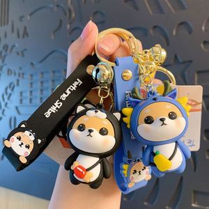 Cartoon Zodiac Keychain Cute Tiger Rabbit Doll <b>Key</b> Ring Women Couple Kids Backpack <b>Key</b> Chains Birthday Gifts - Product Image 3