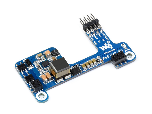Power Over Ethernet HAT (E) for Raspberry Pi 3B+/4B, 802.3af-compliant
