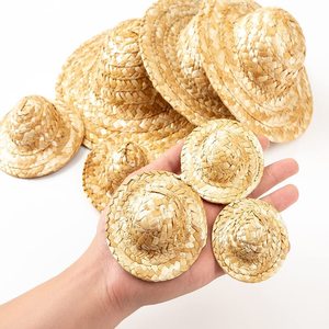 Bán buôn mới nhất vui Pet Dog Cat Mini rơm Topper <span class=keywords><strong>hat</strong></span> - Product Image 4