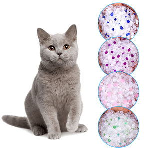 Pabrik Grosir Kristal Mikro Alami Kotoran Kucing Aroma Lavender 20Kg/Tas Tidak Menggumpal Silika Gel Kristal Kotoran Kucing Pasir - Product Image 3