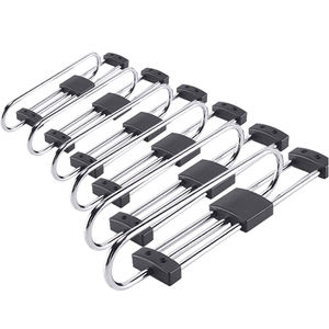 Rail de garde-robe extensible et mobile pour vêtements, serviettes, manteaux, porte-manteaux, <span class=keywords><strong>tringle</strong></span> de placard - Product Image 4