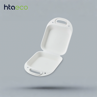 Boîte d'emballage pour produits de soin en pulpe de canne à sucre recyclée avec insert cosmétique en bagasse de canne à sucre OEM et moulage de papier personnalisé
