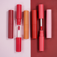 OEM Vegan Fruit Saveur Collagène Hyaluronique Lèvres Teinture Longue Durée Mat Joue Teinte Non-Stick Cup Sexy Corée Maquillage Wartery Base