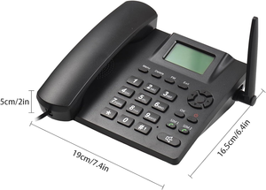 <span class=keywords><strong>โทรศัพท์</strong></span>ไร้สายดิจิตอล DDK955+ ระบบ GSM รองรับซิมคู่ คลื่นความถี่ควอดแบนด์ 2G FWP สำหรับตลาดแอฟริกา - Product Image 4