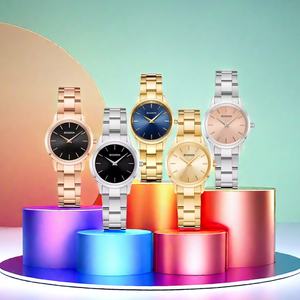 Relojes de Moda para Mujer 2024, Reloj de Pulsera de Lujo de 32 mm con Correa Superior, Reloj de Cuarzo de Acero Inoxidable 316L para Mujer - Product Image 1