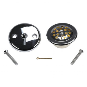 Kits <span class=keywords><strong>de</strong></span> <span class=keywords><strong>garniture</strong></span> <span class=keywords><strong>de</strong></span> vidange <span class=keywords><strong>de</strong></span> baignoire Jutye Trip Lever Overflow Plate avec vis assorties pour plaque frontale - Product Image 5