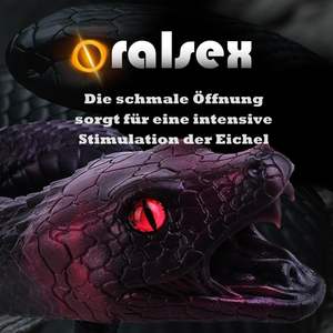 Realistische Fantasy Masturbator Monster Snake Orale seks Pocket Pussy Siliconen Dierenvagina Cup Massage 100% waterdicht Paars - Product Image 2