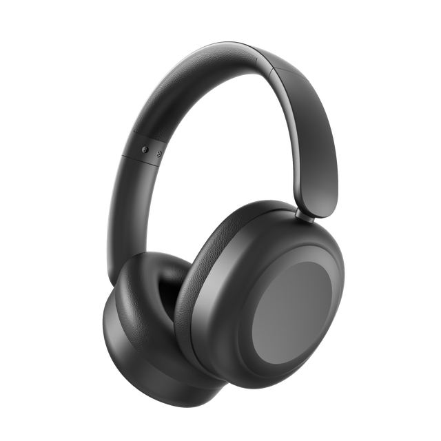 ANC for V5.4 Over-ear Wireless Headphones Soft Cover LED Battery Indicator 15-20h Playtime for Sports Travel Mobile Use