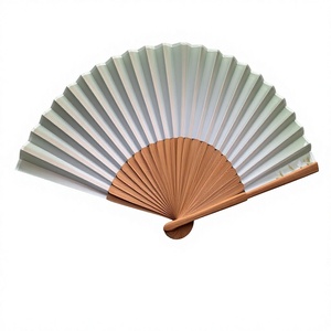 Abanico Plegable de Madera Hecho a Mano, Diseño Moderno Natural, Técnica Pintada, Decoración para Bodas, Regalo Artesanal, Artesanía Khadim - Product Image 1