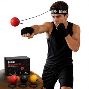 Set <span class=keywords><strong>di</strong></span> Palline per <span class=keywords><strong>Riflessi</strong></span> 3 Palline in Materiale PU Adatte ai Bambini Leggere Portatili Fascia Regolabile Allenamento <span class=keywords><strong>di</strong></span> Reazione Migliora i <span class=keywords><strong>Riflessi</strong></span> - Product Image 1