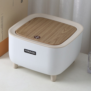 Đa-Chức Năng Vuông Máy Tính Để Bàn Chất Thải Container Nhấn Loại Nhựa Thùng Rác Với Pop Lên Tính Năng - Product Image 6