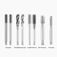 Tap Spiral Baja Tungsten untuk Mesin, Tap Karbida Ulir Halus untuk Baja Tahan Karat Ukuran M2-M8 Buatan Tiongkok Daratan