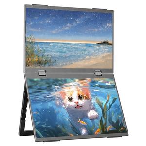 จอมอนิเตอร์แล็ปท็อป15.6นิ้วพร้อมหน้าจอ WLED พับได้จอภาพสามจอคุณสมบัติ HDR - Product Image 1