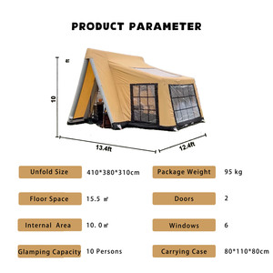 Grande lusso 4 stagioni <span class=keywords><strong>tenda</strong></span> gonfiabile impermeabile <span class=keywords><strong>in</strong></span> tessuto Oxford portatile completo <span class=keywords><strong>attrezzatura</strong></span> da <span class=keywords><strong>campeggio</strong></span> all'aperto <span class=keywords><strong>per</strong></span> grandi famiglie - Product Image 6