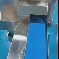 Machine à trancher la viande électrique industrielle en acier inoxydable, trancheuse à viande cuite