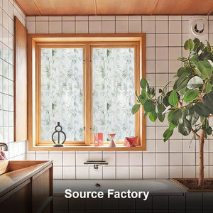 <span class=keywords><strong>Película</strong></span> estática impermeable de PVC para ventanas, patrón de bambú, protección UV, fácil de instalar para el hogar, dormitorios, baños, residencias - Product Image 4