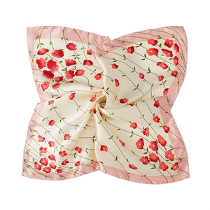 <span class=keywords><strong>Foulard</strong></span> Quadrato Classico da Donna in Raso di <span class=keywords><strong>Seta</strong></span> <span class=keywords><strong>Rosso</strong></span> Tinta Unita 50cm, Elegante Sciarpa Semplice per Collo, Ideale per Matrimoni, Feste e Cerimonie di Laurea - Product Image 5