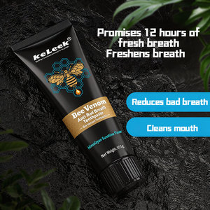 Dentifrice Bio en Gros KeLeek au Venin d'Abeille <span class=keywords><strong>Anti</strong></span>-<span class=keywords><strong>Mauvaise</strong></span> <span class=keywords><strong>Haleine</strong></span> 12H <span class=keywords><strong>Haleine</strong></span> Fraîche Saveur Soleil de l'Himalaya Nettoyage en Profondeur Usage Domestique - Product Image 2