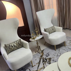 Ghế phòng khách sang trọng, chất liệu nhung, lưng cao, kiểu dáng hiện đại, khuyến mãi nóng dành cho nhà ở và khách sạn - Product Image 5