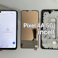 Écran LCD INCELL OEM pour Google Pixel 4A 5G, remplacement du digitiseur tactile, garantie 1 an, haute qualité, testé à 100%
